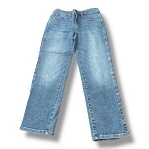 Madewell Stovepipe Jeans Blue Denim Stretch Medium Wash Casual Women’s Size 28P